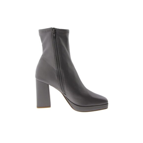 Steve Madden Desiree Gray Platform Ankle Boots Women's Size 9.5 New in Box - Picture 7 of 7